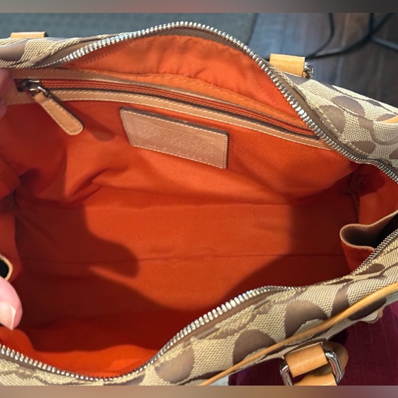 Coach Vintage 1991 Signature Monogram Brown & Tan Tote Rare Limited Edition EUC - Picture 13 of 14